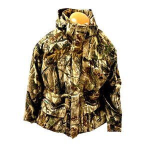 Realtree Mens Hunting Camo Jacket w/Hood Sz. L 90s